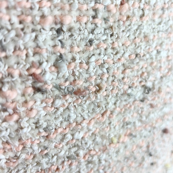 THE VILLAGE WEAVERY | 🧶Pale Pink Hand-Woven Wool Blend Short-Sleeved Sweater - Picture 14 of 14